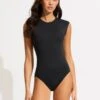 Seafolly Collective Cap Sleeve One Piece - Black 2 Seafolly Collective Cap Sleeve One Piece - Black -Seafolly Sales Store 10710 942 Black 10