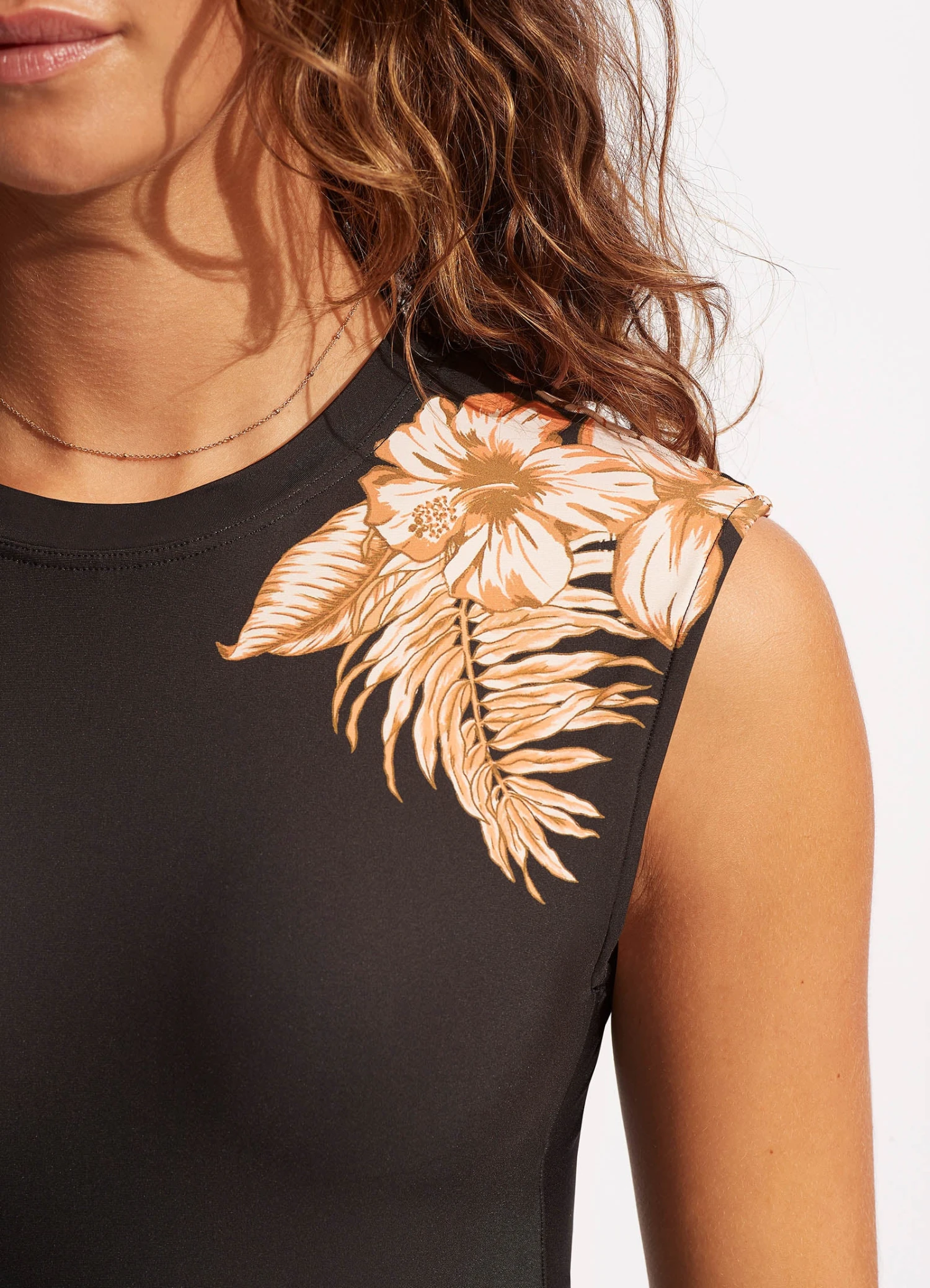 Castaway Cap Sleeve One Piece - Black 7 Castaway Cap Sleeve One Piece - Black - Image 5