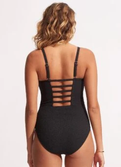Willow DD One Piece - Black -Seafolly Sales Store 10911DD924 Black 4