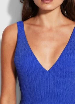 Sea Dive Deep V Neck One Piece - Cobalt -Seafolly Sales Store 10974 861 Cobalt 5