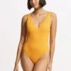 Sea Dive Deep V Neck One Piece - Rockmelon -Seafolly Sales Store 10974 861 Rockmelon 3