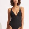 Willow One Piece - Black -Seafolly Sales Store 10993 924 Black 2