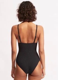 Willow One Piece - Black 10 Willow One Piece - Black -Seafolly Sales Store 10993 924 Black 4