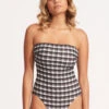 Portofino DD Bandeau One Piece - Black -Seafolly Sales Store 11011DD939 Black 1
