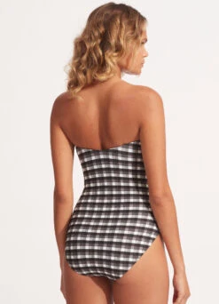 Portofino DD Bandeau One Piece - Black -Seafolly Sales Store 11011DD939 Black 3