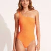 Sea Dive One Shoulder One Piece - Spicy Orange -Seafolly Sales Store 11014 861 SpicyOrang 3