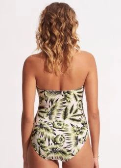Island In The Sun DD Bandeau One Piece - Avocado 9 Island In The Sun DD Bandeau One Piece - Avocado -Seafolly Sales Store 11018DD946 Avocado 4