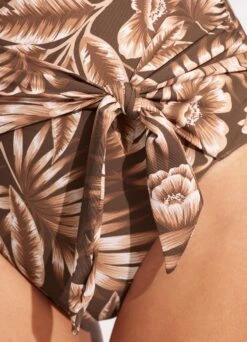 Island In The Sun DD Bandeau One Piece - Tiramisu -Seafolly Sales Store 11018DD946 Tiramisu 5