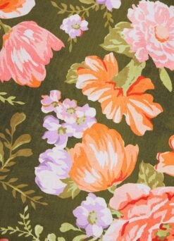 Paradise Garden DD Bandeau One Piece - Avocado -Seafolly Sales Store 11030DD960 Avocado 10