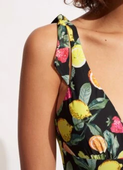 Lemoncello V Neck One Piece - Black -Seafolly Sales Store 11041 945 Black 5