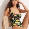 Lemoncello Underwire One Piece - Black -Seafolly Sales Store 11052 945 Black 1