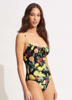 Lemoncello Underwire One Piece - Black -Seafolly Sales Store 11052 945 Black 3