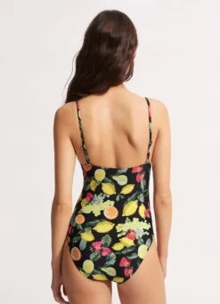Lemoncello Underwire One Piece - Black -Seafolly Sales Store 11052 945 Black 4