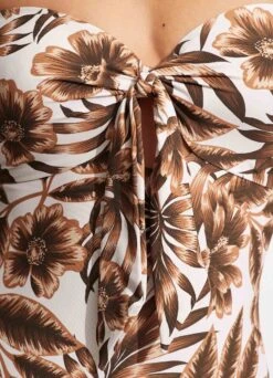 Island In The Sun Twist Tie Front One Piece - Ecru 12 Island In The Sun Twist Tie Front One Piece - Ecru -Seafolly Sales Store 11058 946 Ecru 5
