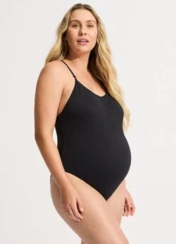 Sea Dive Scoop Neck One Piece - Black -Seafolly Sales Store 11065 861 Black 1