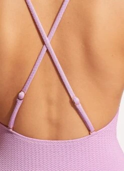 Sea Dive Scoop Neck One Piece - Lilac -Seafolly Sales Store 11065 861 Lilac 5