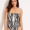 Zahara DD Bandeau One Piece - Black 1 Zahara DD Bandeau One Piece - Black -Seafolly Sales Store 11069DD953 Black 1