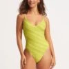 Marrakesh V Neck One Piece - Wild Lime -Seafolly Sales Store 11071 911 Wild 20Lime 3