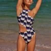 Modern Take Cut-Out One Piece - Black -Seafolly Sales Store 11108 021 Black 1