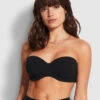Riviera Bustier Bra - Black -Seafolly Sales Store 30059 929 Black 1