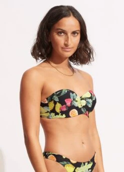 Lemoncello Bustier Bandeau - Black -Seafolly Sales Store 30574 945 Black 3
