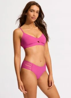Seafolly Collective Hybrid Bralette - Hot Pink -Seafolly Sales Store 30580 942 Hot 20Pink 5