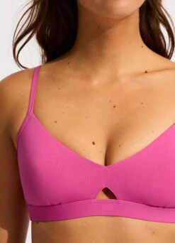 Seafolly Collective Hybrid Bralette - Hot Pink -Seafolly Sales Store 30580 942 Hot 20Pink 7
