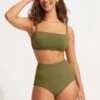 Sea Dive DD Tank Bra - Khaki -Seafolly Sales Store 31206DD861 Khaki 3