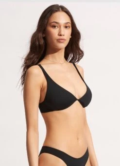 Seafolly Collective Split Underwire Bra - Black -Seafolly Sales Store 31216 942 Black 3