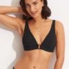 Willow Longline Tri - Black 2 Willow Longline Tri - Black -Seafolly Sales Store 31268 924 Black 1