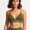 Willow Banded Bralette - Avocado -Seafolly Sales Store 31326 924 Avocado 2