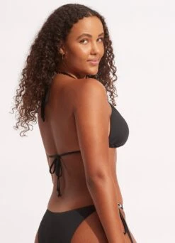 Sun Stripe Slide Tri - Black -Seafolly Sales Store 31351 947 Black 9