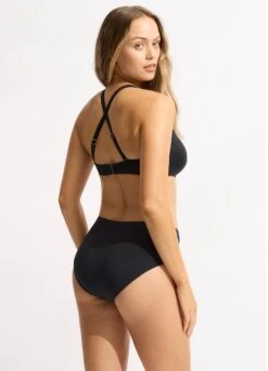 Seafolly Collective DD Scoop Neck Halter Top - Black -Seafolly Sales Store 31368DD942 Black 6