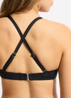 Seafolly Collective DD Scoop Neck Halter Top - Black -Seafolly Sales Store 31368DD942 Black 7