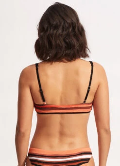 Sun Stripe Reversible Bralette - Black 15 Sun Stripe Reversible Bralette - Black -Seafolly Sales Store 31389 947 Black 6
