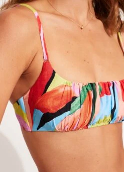 Tropfest Bralette - Aquamarine -Seafolly Sales Store 31410 978 Aquamarine 6