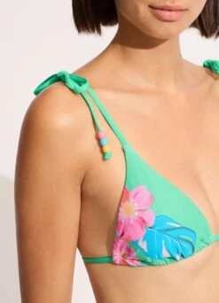 Tropica Slide Triangle Bikini Top - Jade -Seafolly Sales Store 31428 067 Jade 7