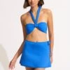 Seafolly Collective Sash Tie Front Bandeau Bikini Top - Azure -Seafolly Sales Store 31466 942 Azure 3