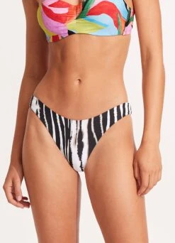 Tropfest Reversible High Cut Pant - Aquamarine -Seafolly Sales Store 40305 978 Aquamarine 6