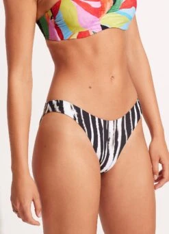 Tropfest Reversible High Cut Pant - Aquamarine -Seafolly Sales Store 40305 978 Aquamarine 8