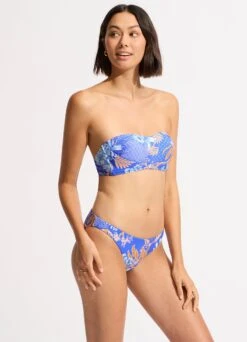 Eden Reversible Hipster Bikini Bottom - Azure -Seafolly Sales Store 40426 070 Azure 5