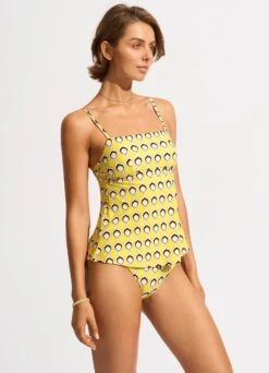 Birds Of Paradise Reversible Hipster Bikini Bottom - Black -Seafolly Sales Store 40426 103 Black 6