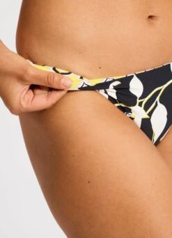 Birds Of Paradise Reversible Hipster Bikini Bottom - Black -Seafolly Sales Store 40426 103 Black 9