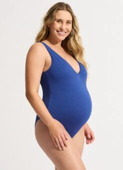 Sea Dive Deep V Neck One Piece - Ultramarine -Seafolly Sales Store 40426 980 Ultramarine 1