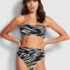 Skin Deep Roll Top Rio - Black -Seafolly Sales Store 40665 940 Black 1