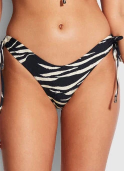 Skin Deep Loop Tie Side Pant - Black -Seafolly Sales Store 40680 940 Black 3