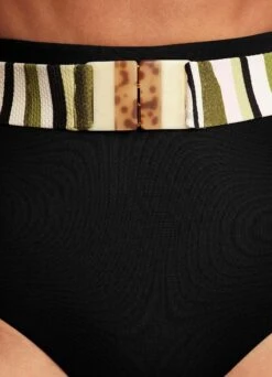 Sun Stripe High Waisted Pant With Belt - Avocado -Seafolly Sales Store 40686 947 Avocado 6