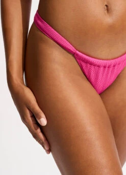 Sea Dive Drawstring Rio Bikini Bottom - Fuchsia Rose -Seafolly Sales Store 40728 861 FuchsiaRos 7