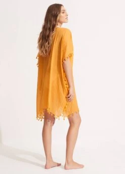Amnesia Kaftan - Rockmelon -Seafolly Sales Store 52162 Rockmelon 5