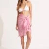 Cotton Gauze Sarong - Parfait Pink -Seafolly Sales Store 52965 SG ParfaitPnk 3